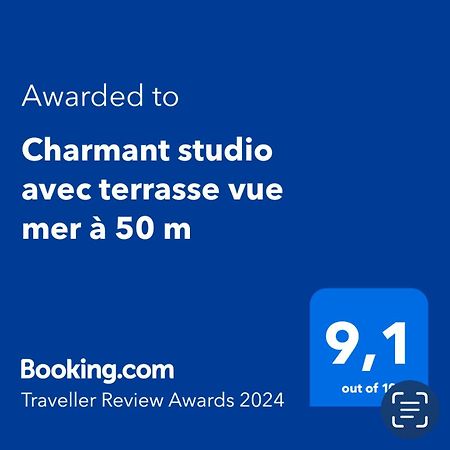 Charmant Studio Avec Terrasse Vue Mer A 50 M Sainte-Maxime Exterior foto